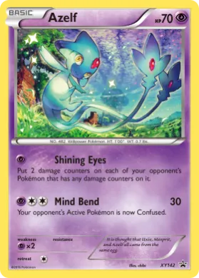 Azelf (PR-XY XY142) XY Black Star Promos