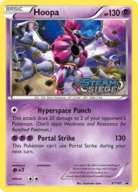 Hoopa (PR-XY XY147) XY Black Star Promos