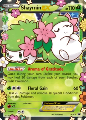Shaymin-EX (PR-XY XY148) XY Black Star Promos