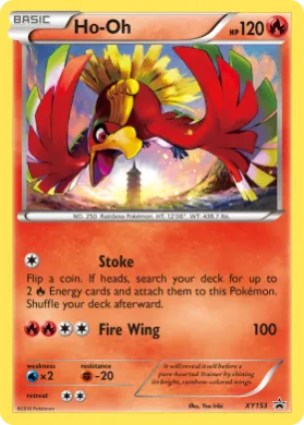 Ho-Oh (PR-XY XY153) XY Black Star Promos