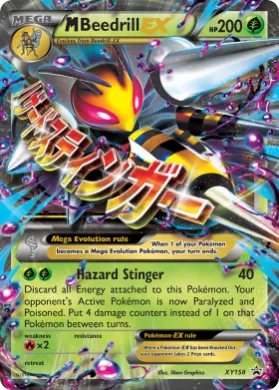 M Beedrill-EX (PR-XY XY158) XY Black Star Promos