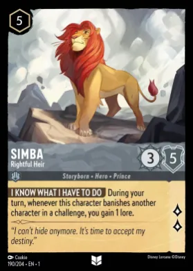 Simba (1TFC 190) The First Chapter