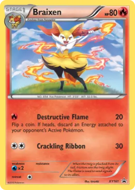Braixen (PR-XY XY161) XY Black Star Promos