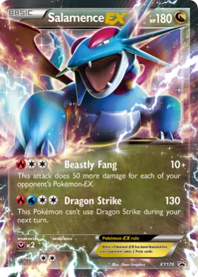 Salamence-EX (PR-XY XY170) XY Black Star Promos