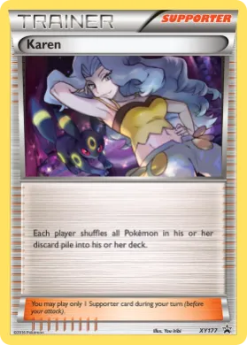Karen (PR-XY XY177) XY Black Star Promos