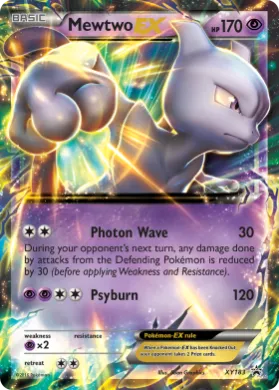 Mewtwo-EX (PR-XY XY183) XY Black Star Promos