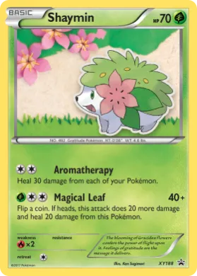 Shaymin (PR-XY XY188) XY Black Star Promos
