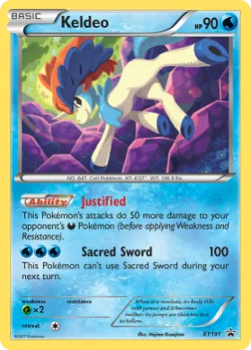Keldeo (PR-XY XY191) XY Black Star Promos