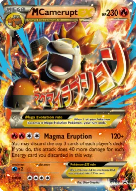 M Camerupt-EX (PR-XY XY198) XY Black Star Promos