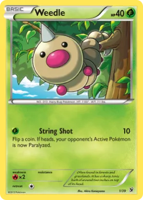 Weedle (KSS 1) Kalos Starter Set