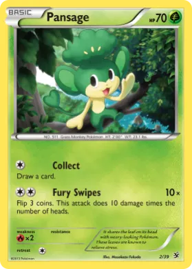 Pansage (KSS 2) Kalos Starter Set