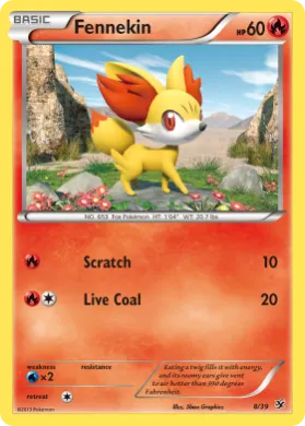 Fennekin (KSS 8) Kalos Starter Set