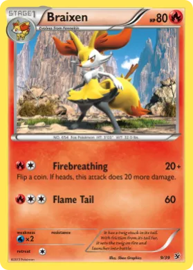 Braixen (KSS 9) Kalos Starter Set