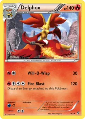 Delphox (KSS 10) Kalos Starter Set