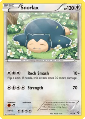 Snorlax (KSS 26) Kalos Starter Set