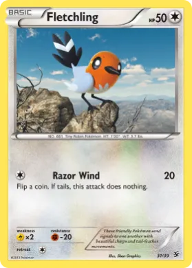 Fletchling (KSS 31) Kalos Starter Set