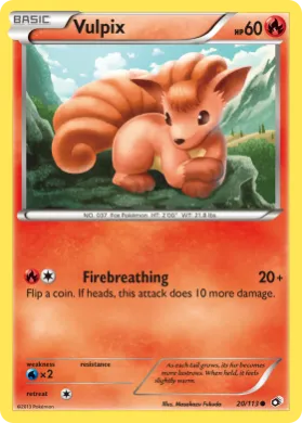 Vulpix (LTR 20) Legendary Treasures