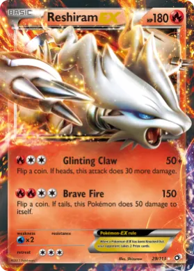 Reshiram-EX (LTR 29) Legendary Treasures