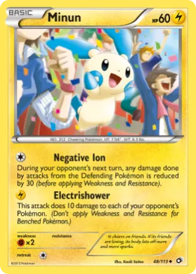 Minun (LTR 48) Legendary Treasures
