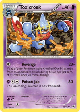 Toxicroak (LTR 63) Legendary Treasures