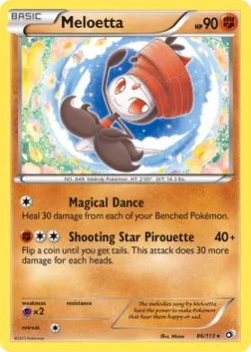 Meloetta (LTR 86) Legendary Treasures