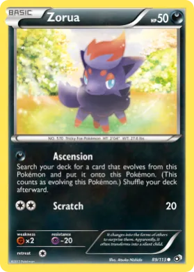 Zorua (LTR 89) Legendary Treasures