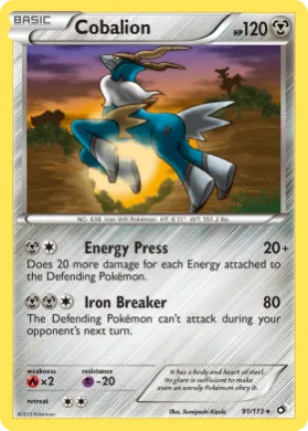 Cobalion (LTR 91) Legendary Treasures