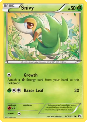 Snivy (LTR RC1) Legendary Treasures
