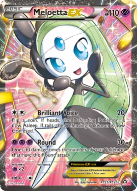 Meloetta-EX (LTR RC25) Legendary Treasures