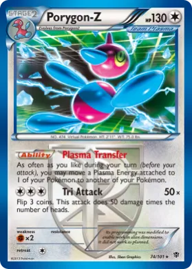 Porygon-Z (PLB 74) Plasma Blast