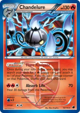 Chandelure (PLF 16) Plasma Freeze