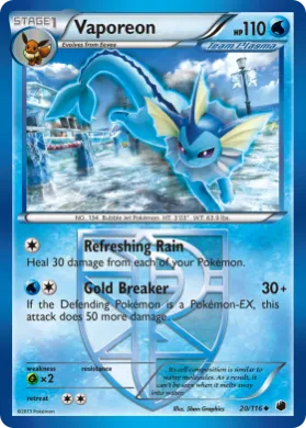 Vaporeon (PLF 20) Plasma Freeze