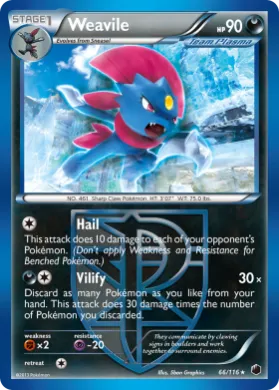 Weavile (PLF 66) Plasma Freeze
