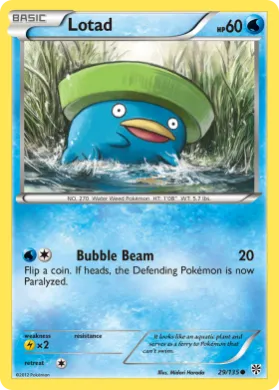 Lotad (PLS 29) Plasma Storm