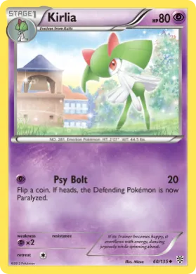 Kirlia (PLS 60) Plasma Storm