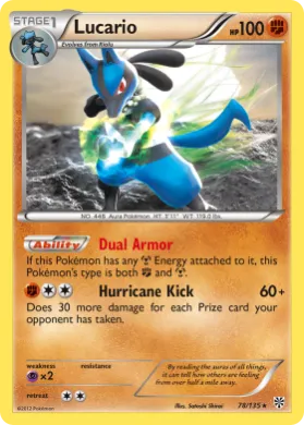 Lucario (PLS 78) Plasma Storm