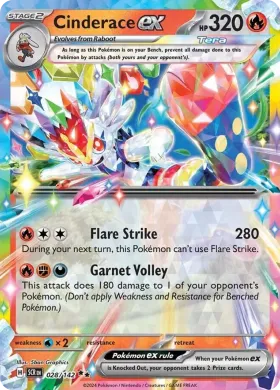 Cinderace ex (SCR 28) Stellar Crown
