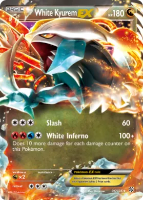 White Kyurem-EX (PLS 96) Plasma Storm