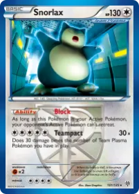 Snorlax (PLS 101) Plasma Storm