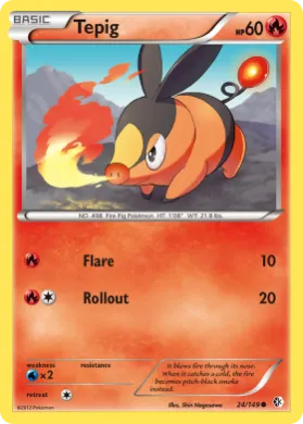 Tepig (BCR 24) Boundaries Crossed