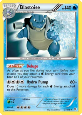 Blastoise (BCR 31) Boundaries Crossed