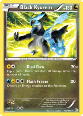 Black Kyurem (BCR 100) Boundaries Crossed