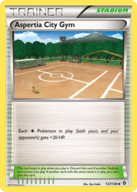 Aspertia City Gym (BCR 127) Boundaries Crossed
