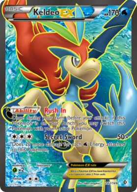 Keldeo-EX (BCR 142) Boundaries Crossed