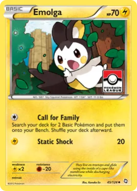 Emolga (DRX 45) Dragons Exalted