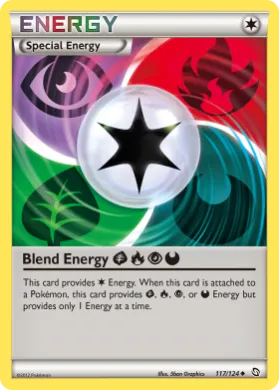 Blend Energy GrassFirePsychicDarkness (DRX 117) Dragons Exalted