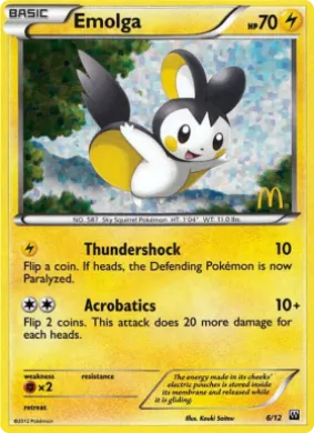 Emolga ( 6) McDonald's Collection 2012