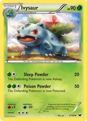 Ivysaur (DEX 2) Dark Explorers