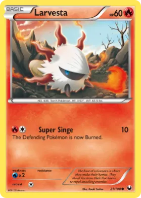 Larvesta (DEX 21) Dark Explorers