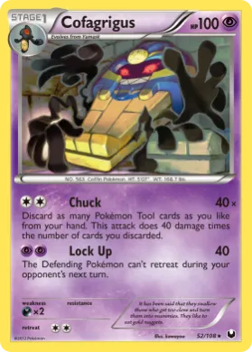 Cofagrigus (DEX 52) Dark Explorers